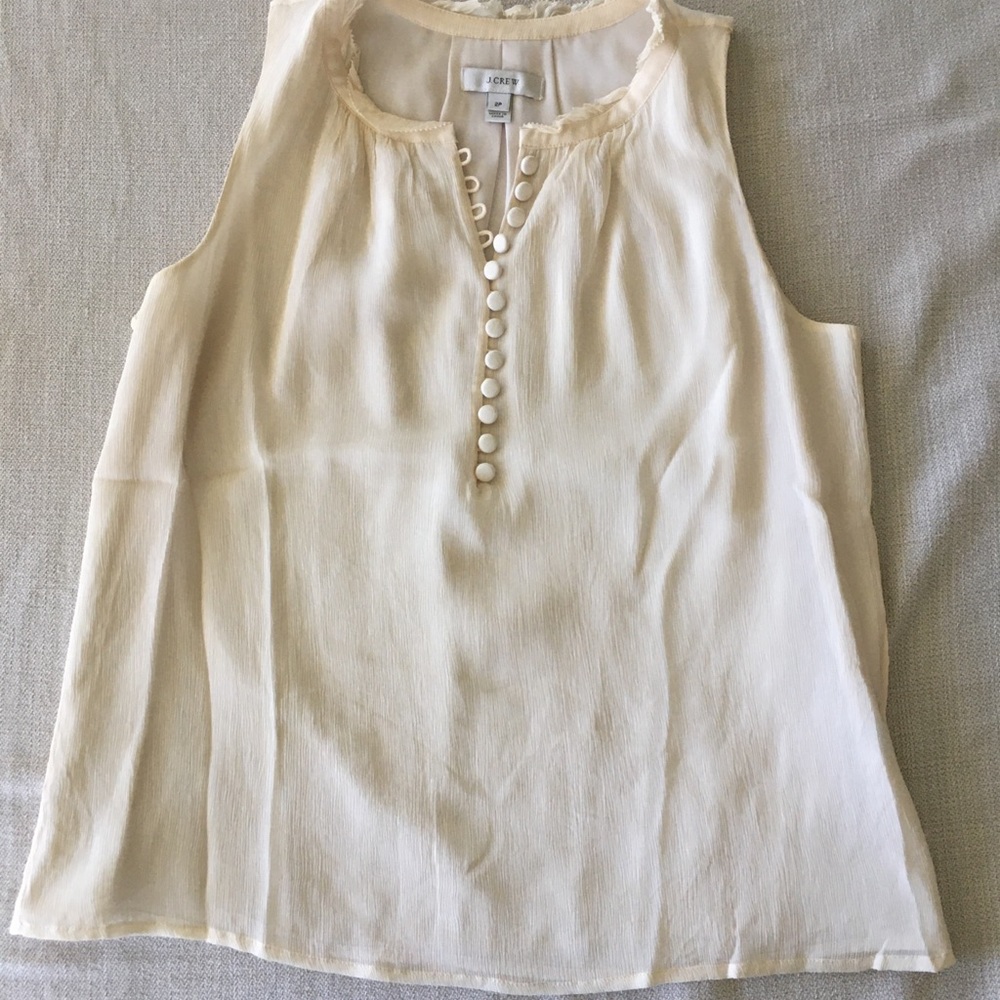 J. Crew 2P Silk Sleeveless Blouse